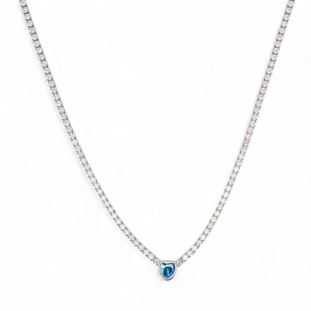 Collana Cuore Risalto in Argento 925