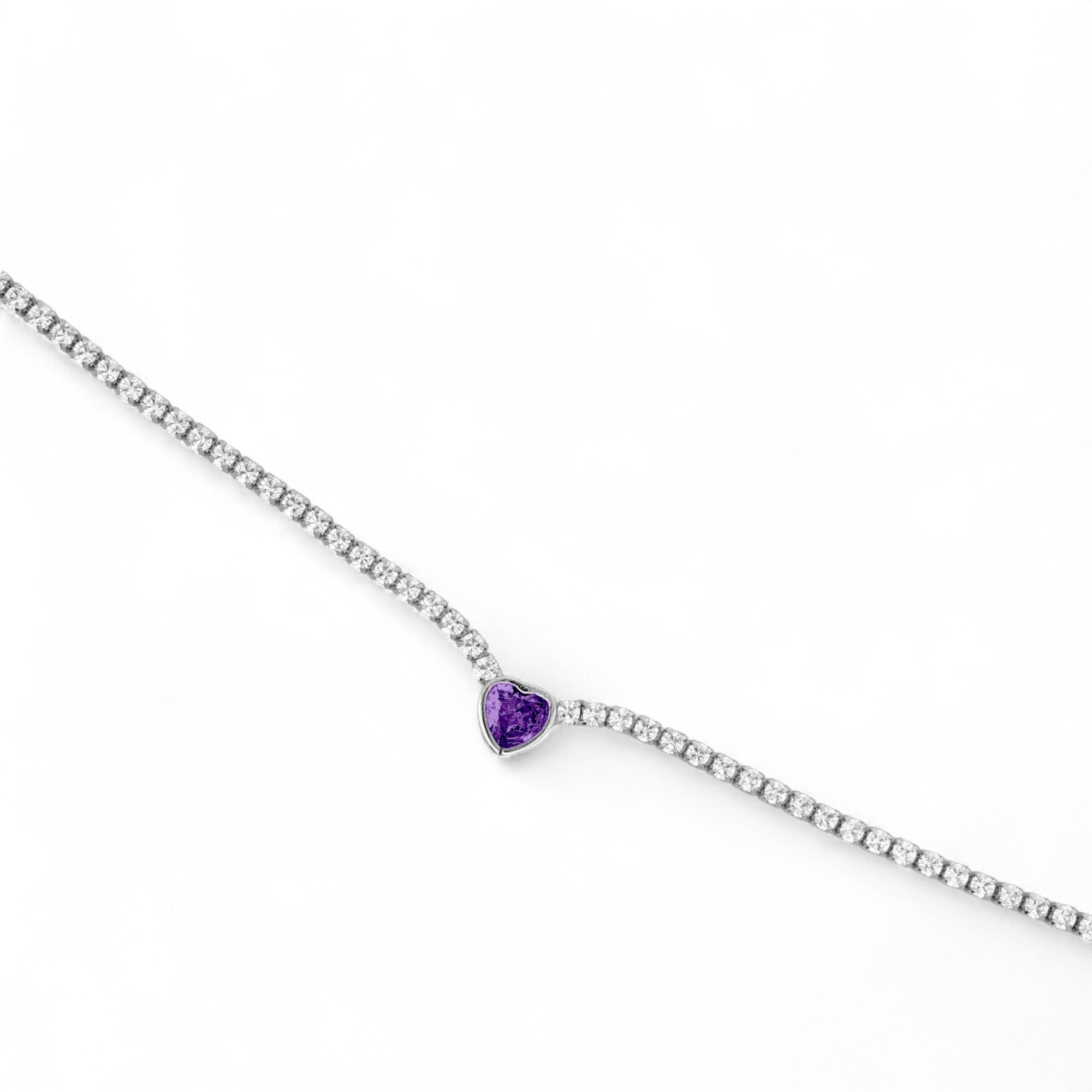 Collana Cuore Risalto in Argento 925