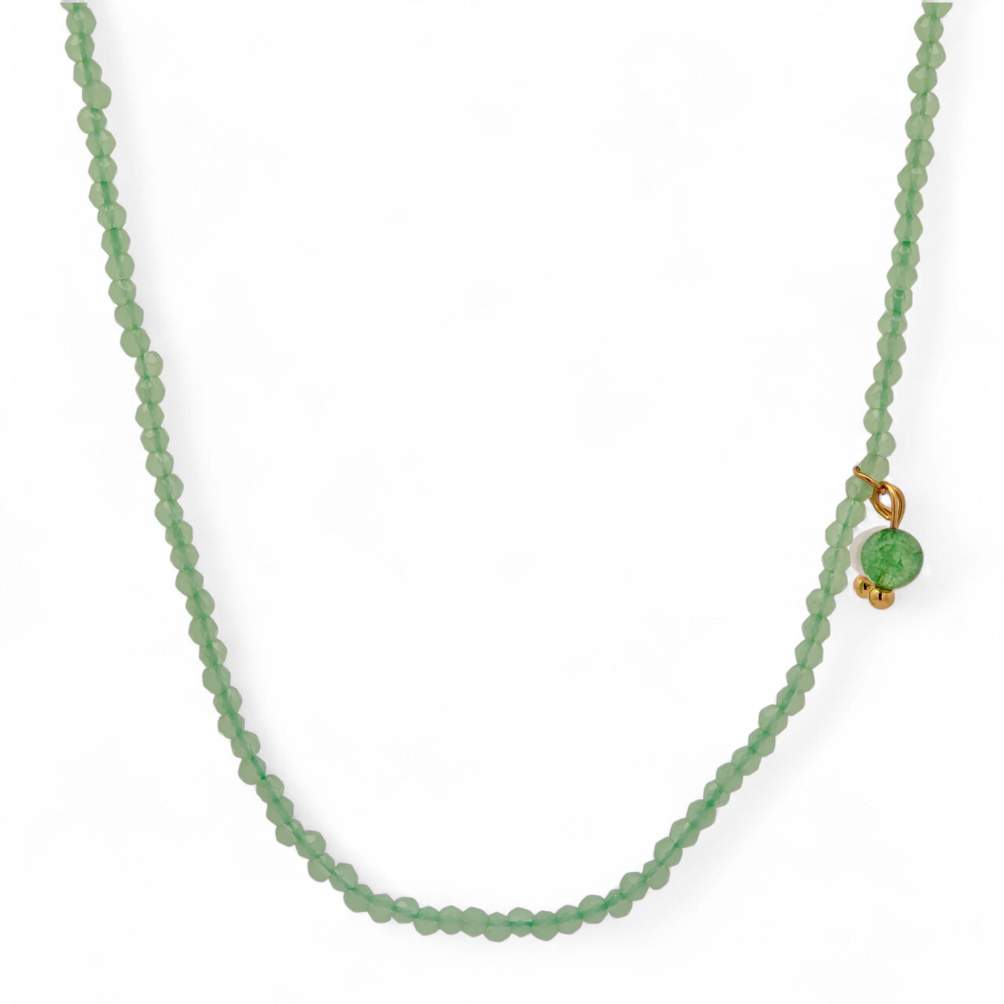 Collana con ciondolo doppio Acciaio