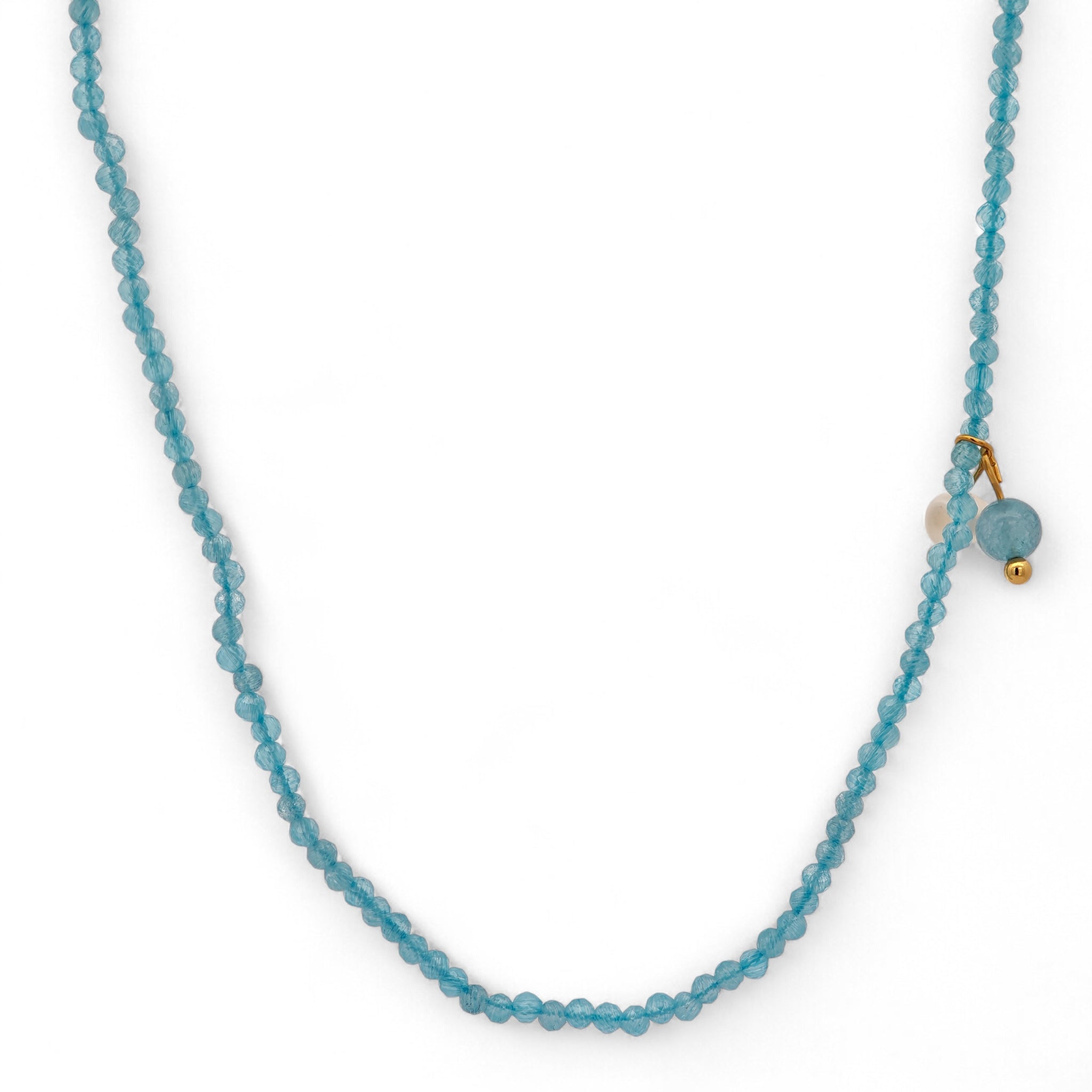 Collana con ciondolo doppio Acciaio