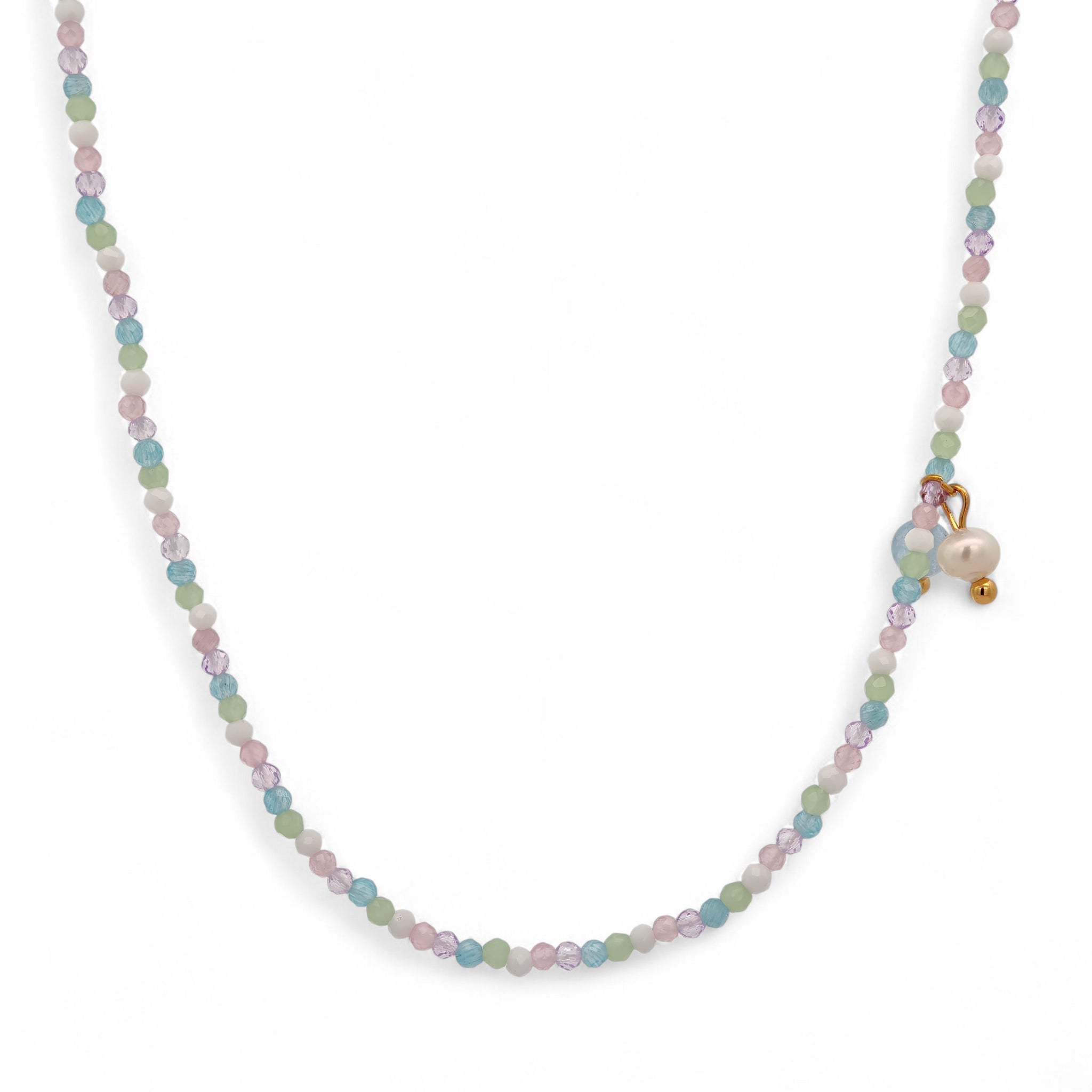 Collana con ciondolo doppio Acciaio
