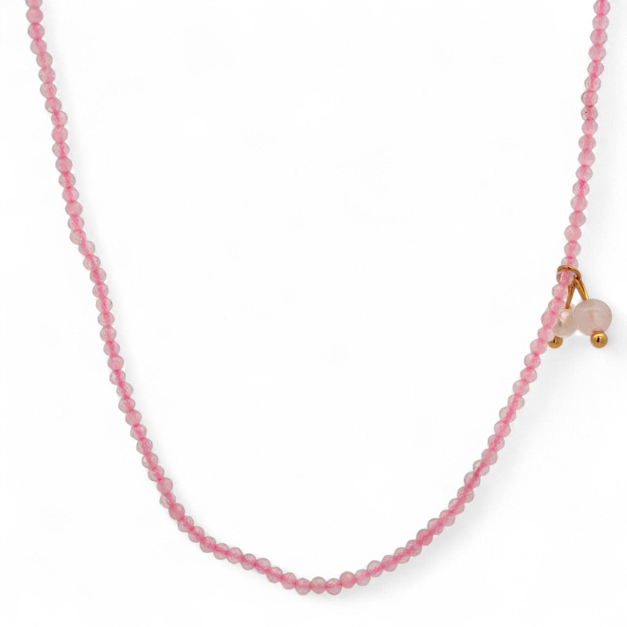 Collana con ciondolo doppio Acciaio