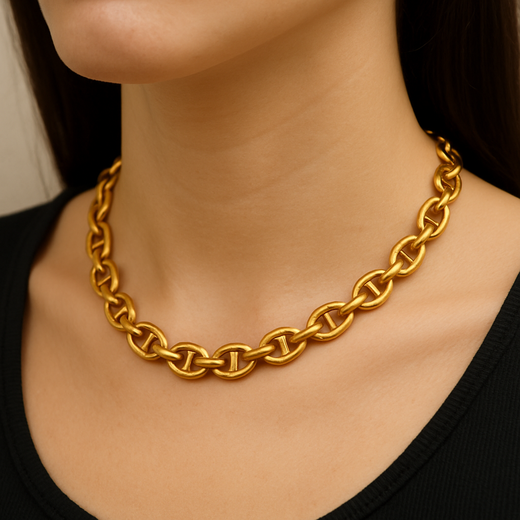 Collana maglia nautica in Acciaio