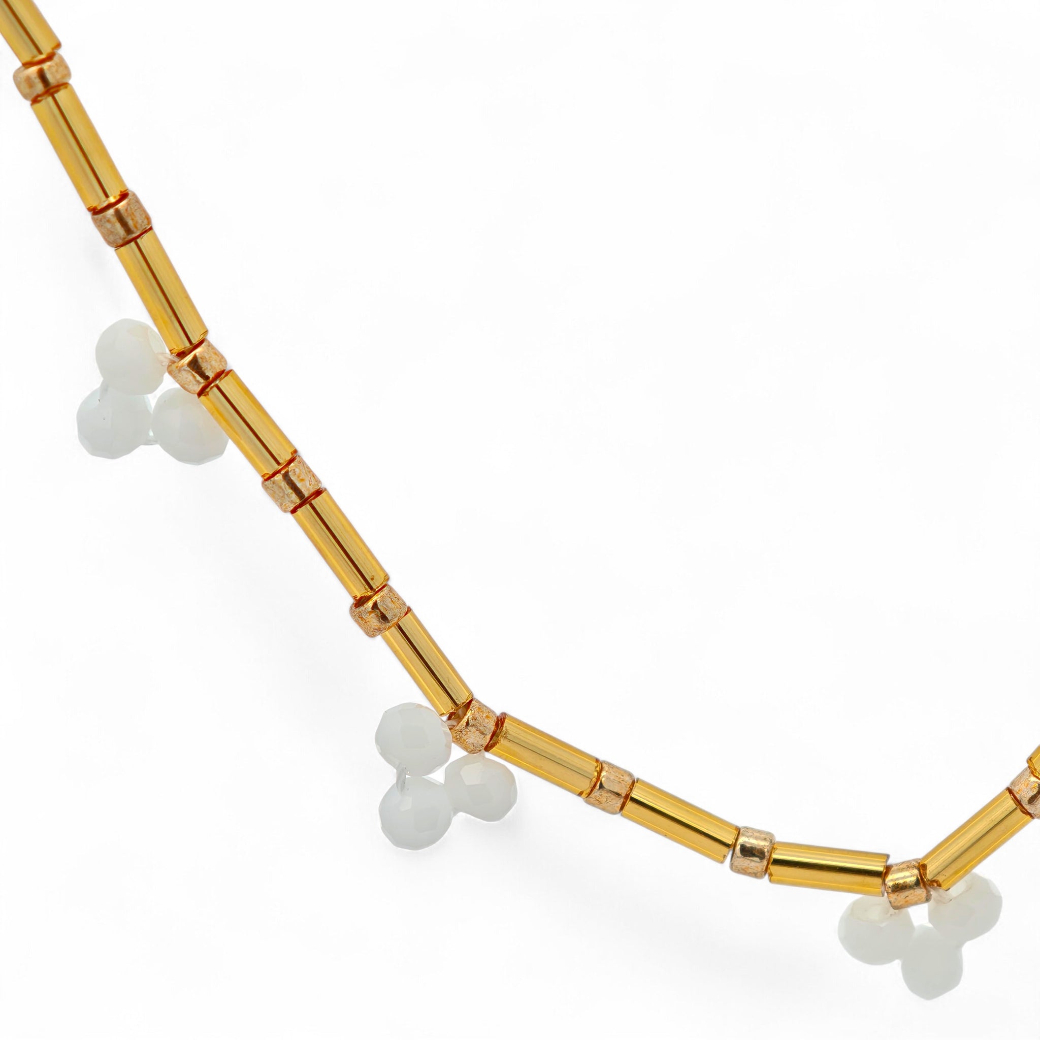 Collana Perle Multicolor Acciaio