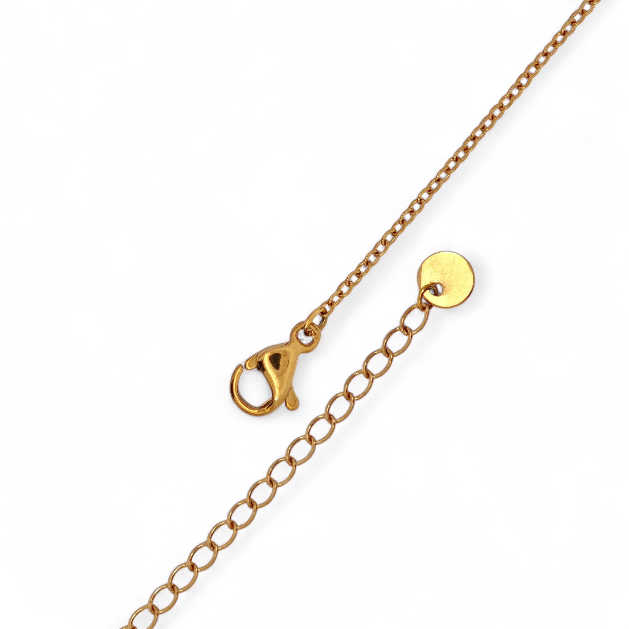 Collana Perline Colorate e Perle Acciaio