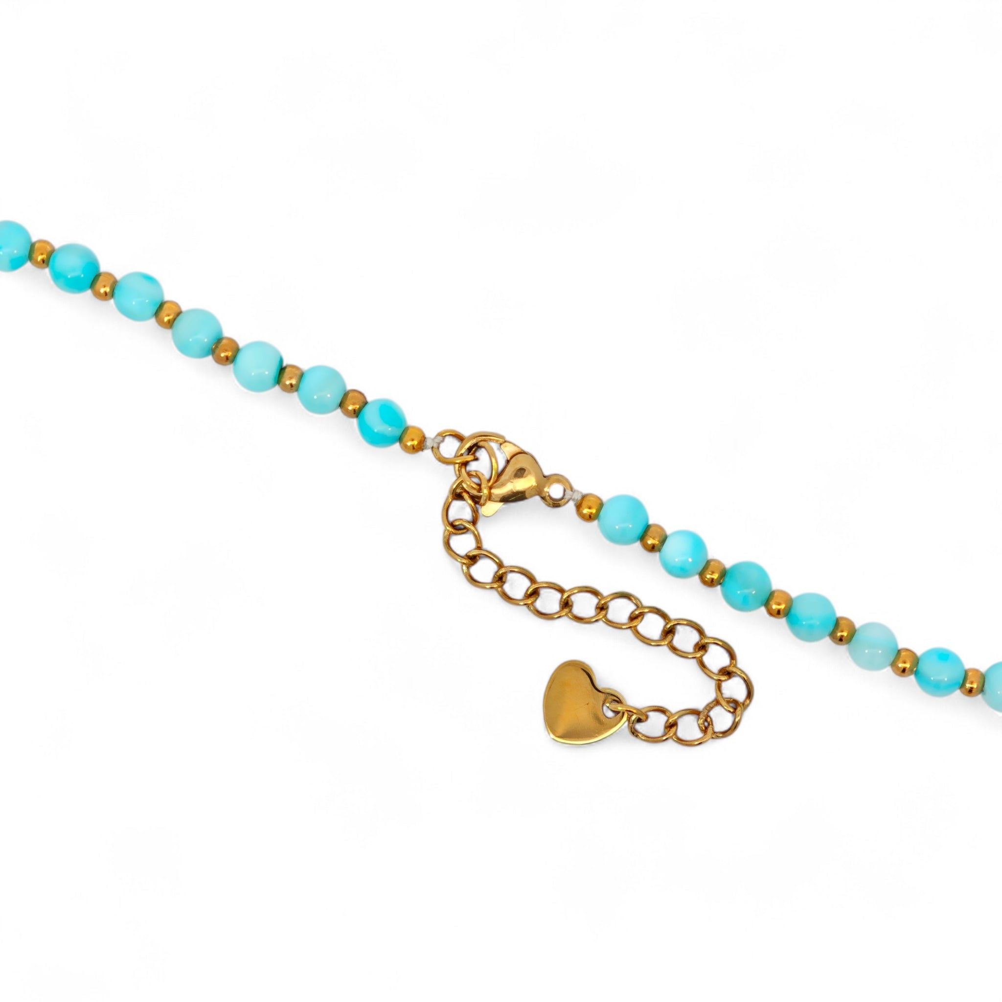Collana Perle Colorate Acciaio