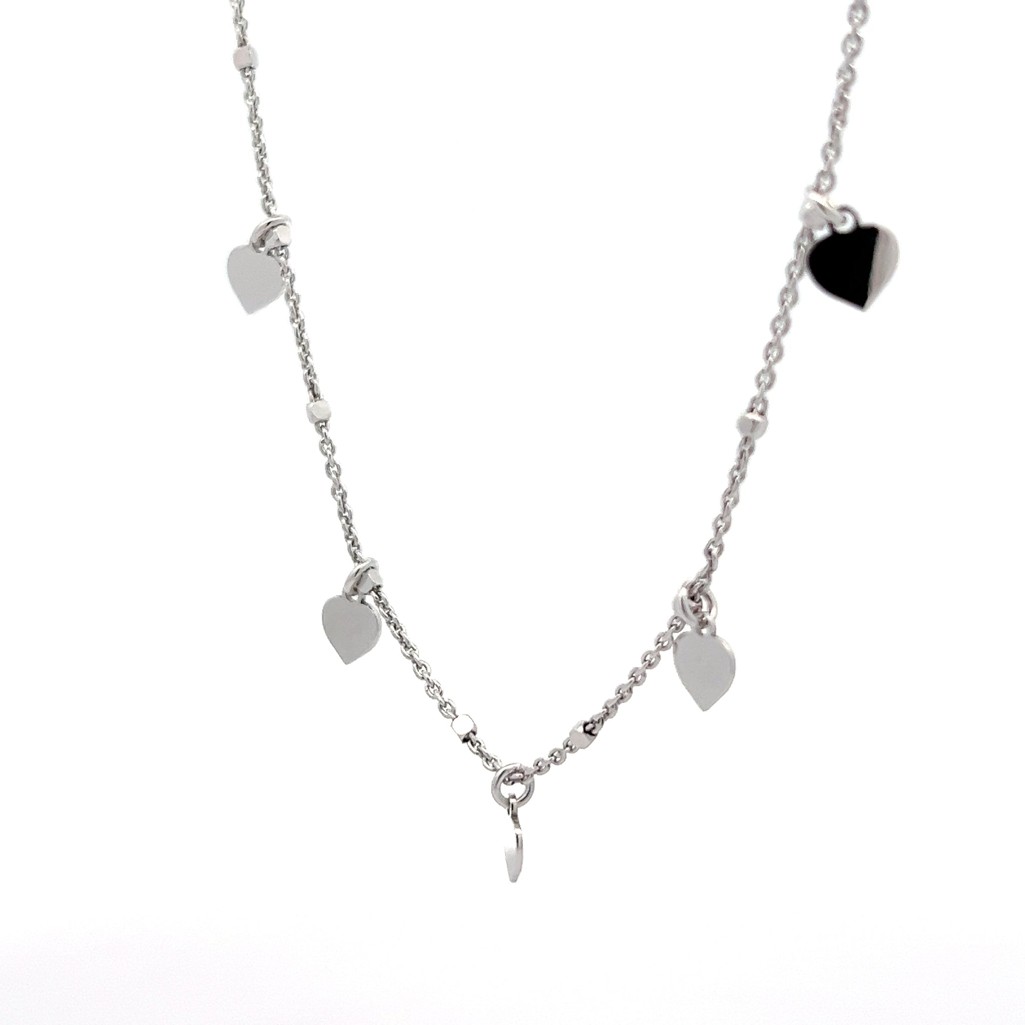 COLLANA CON CUORI PENDENTI ARG925