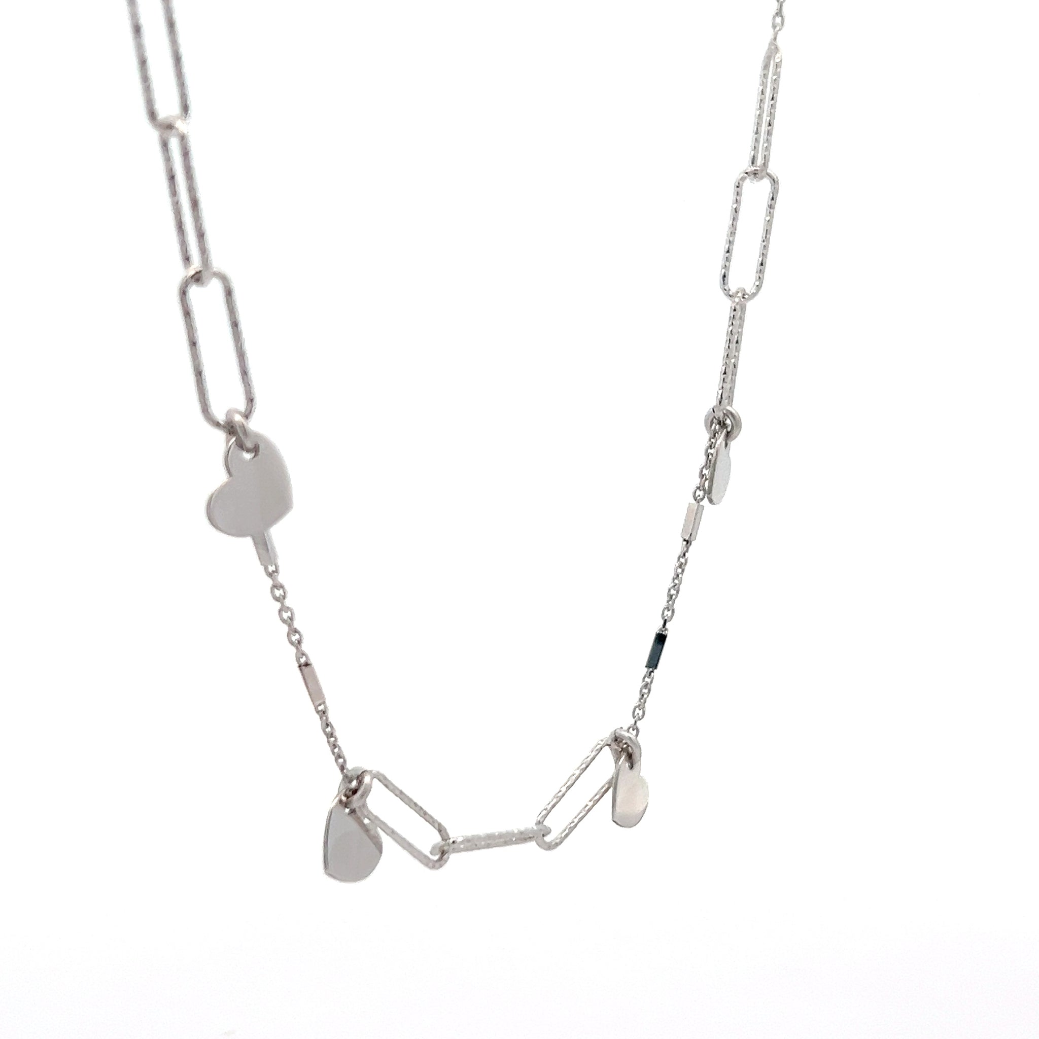 COLLANA CON CUORI PENDENTI ARG925