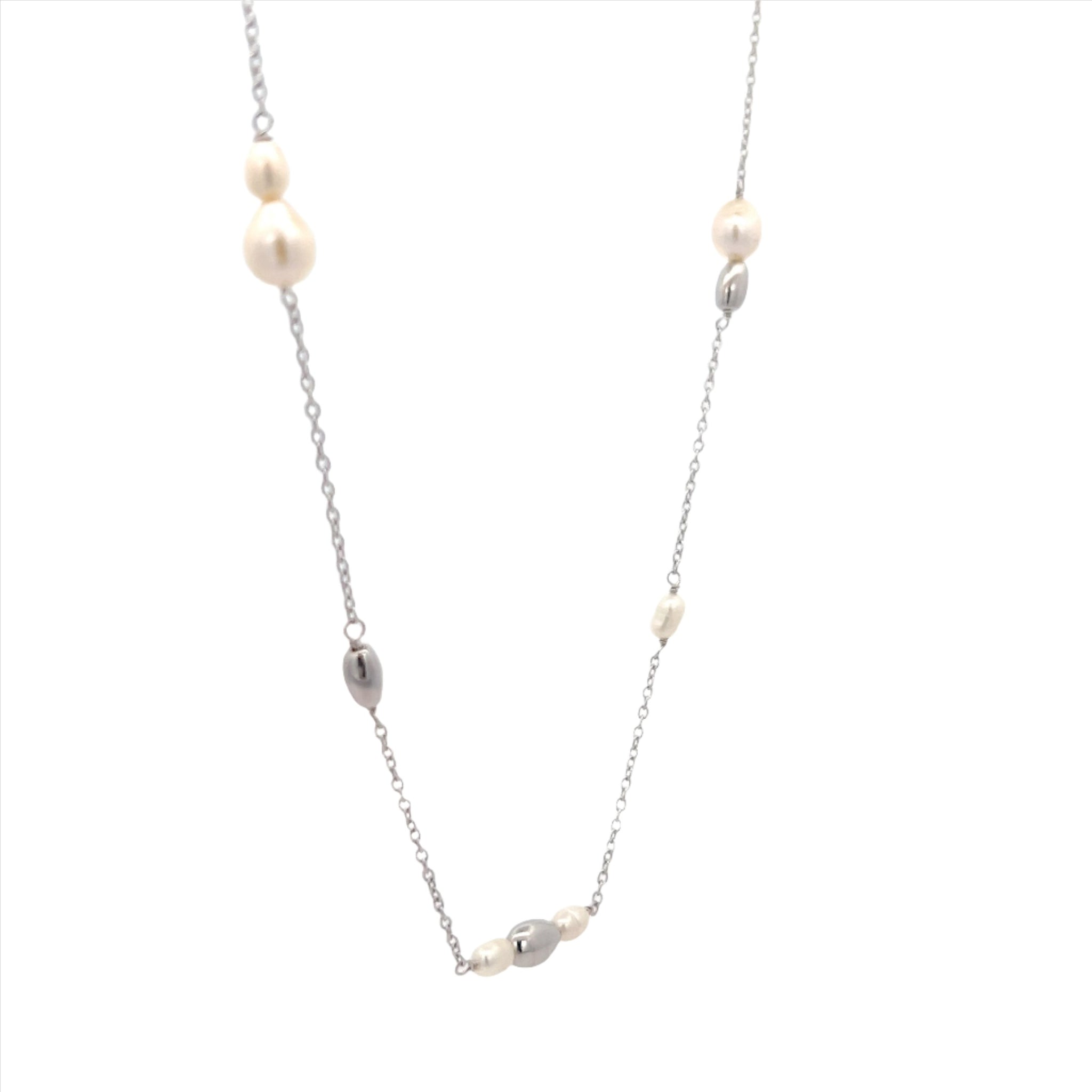 COLLANA PERLE IN ARGENTO 925