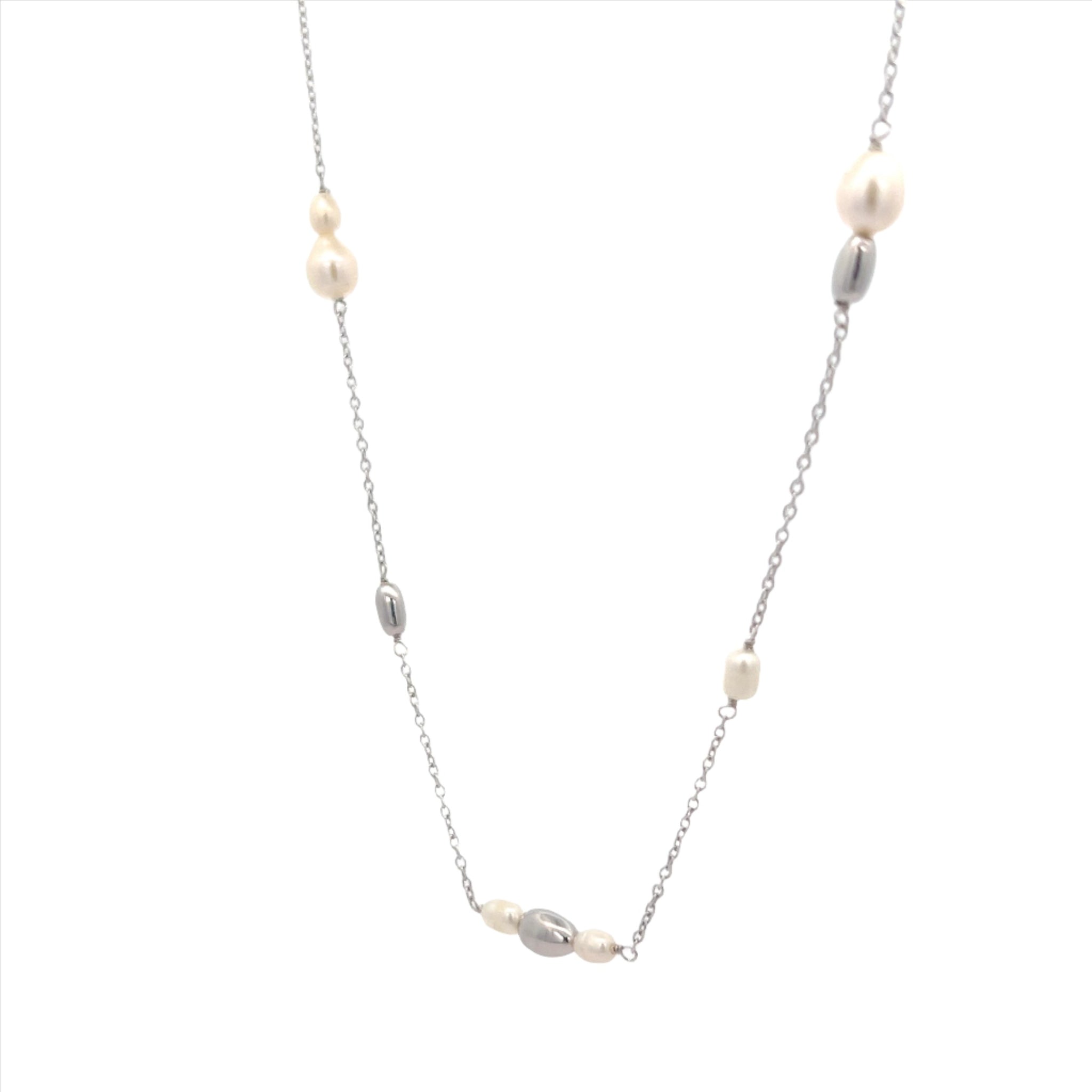 COLLANA PERLE IN ARGENTO 925