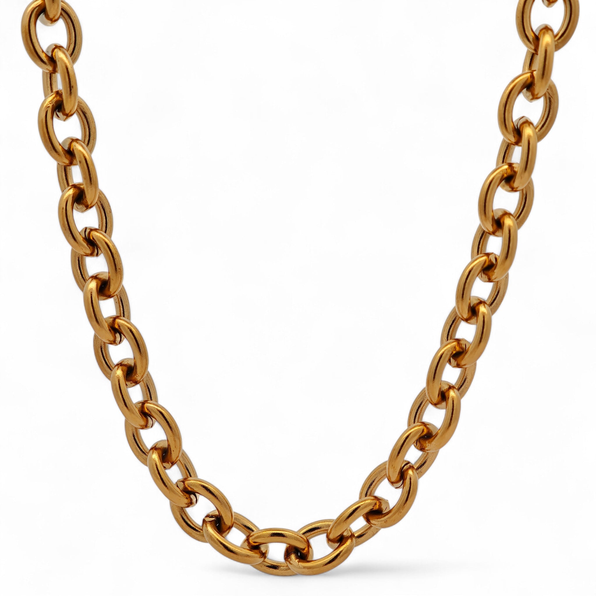 Collana a Catena Spessa in Acciaio