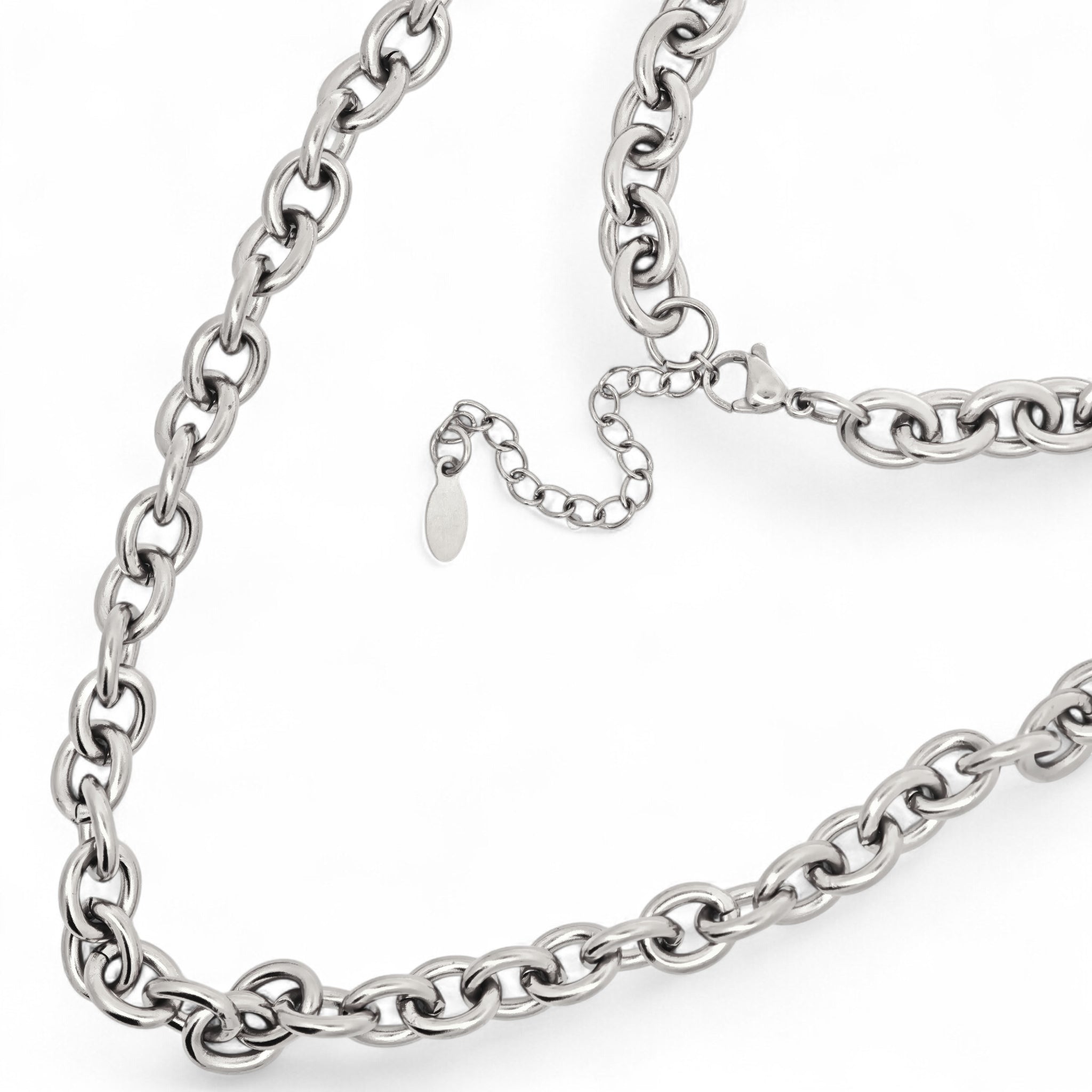 Collana a Catena Spessa in Acciaio