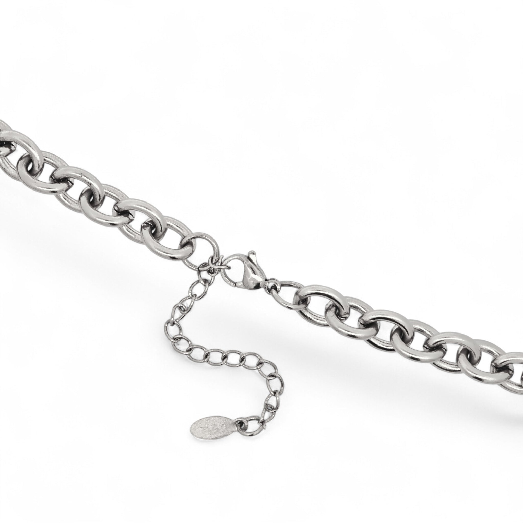 Collana a Catena Spessa in Acciaio