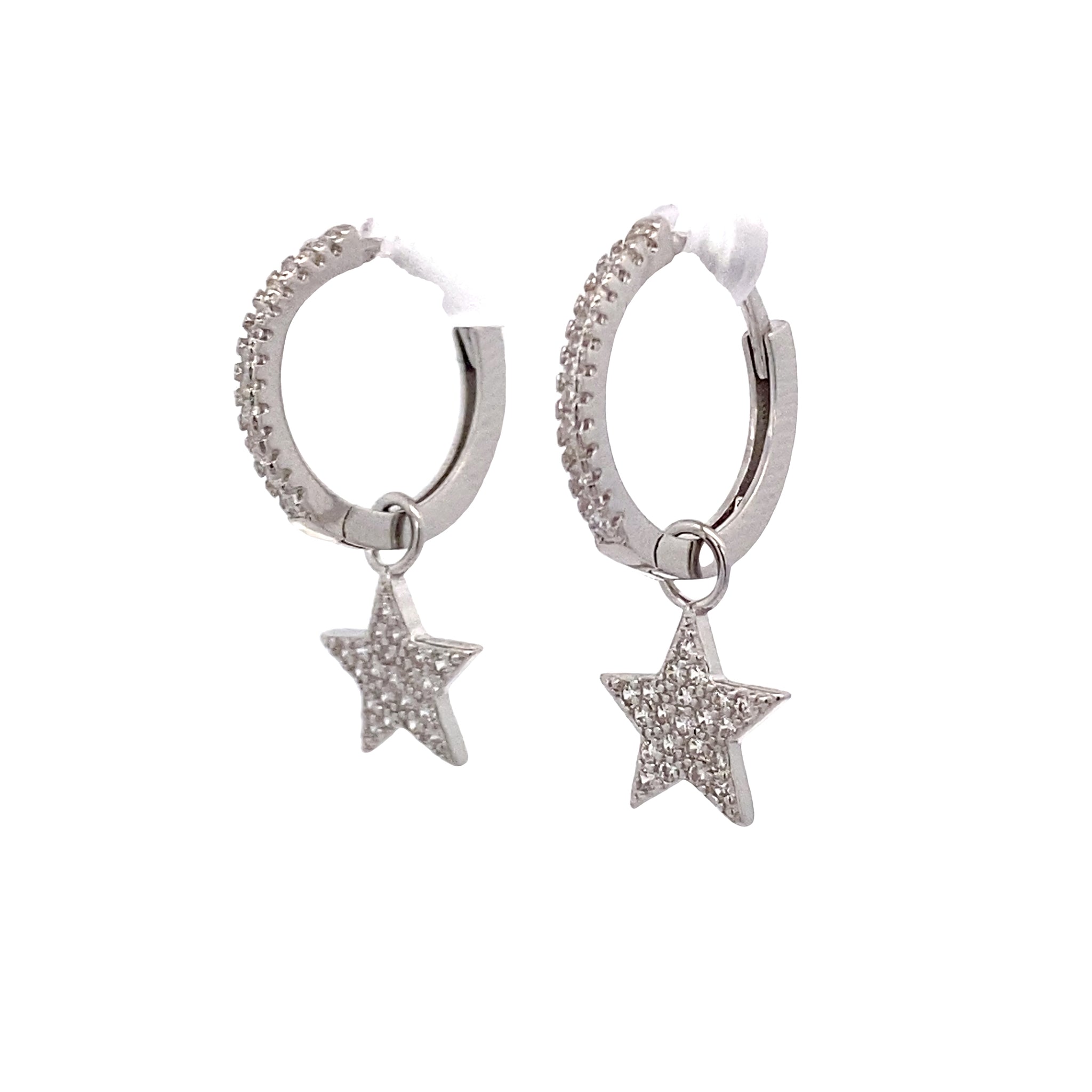 ORECCHINI CON CHARM STELLA IN ARGENTO 925