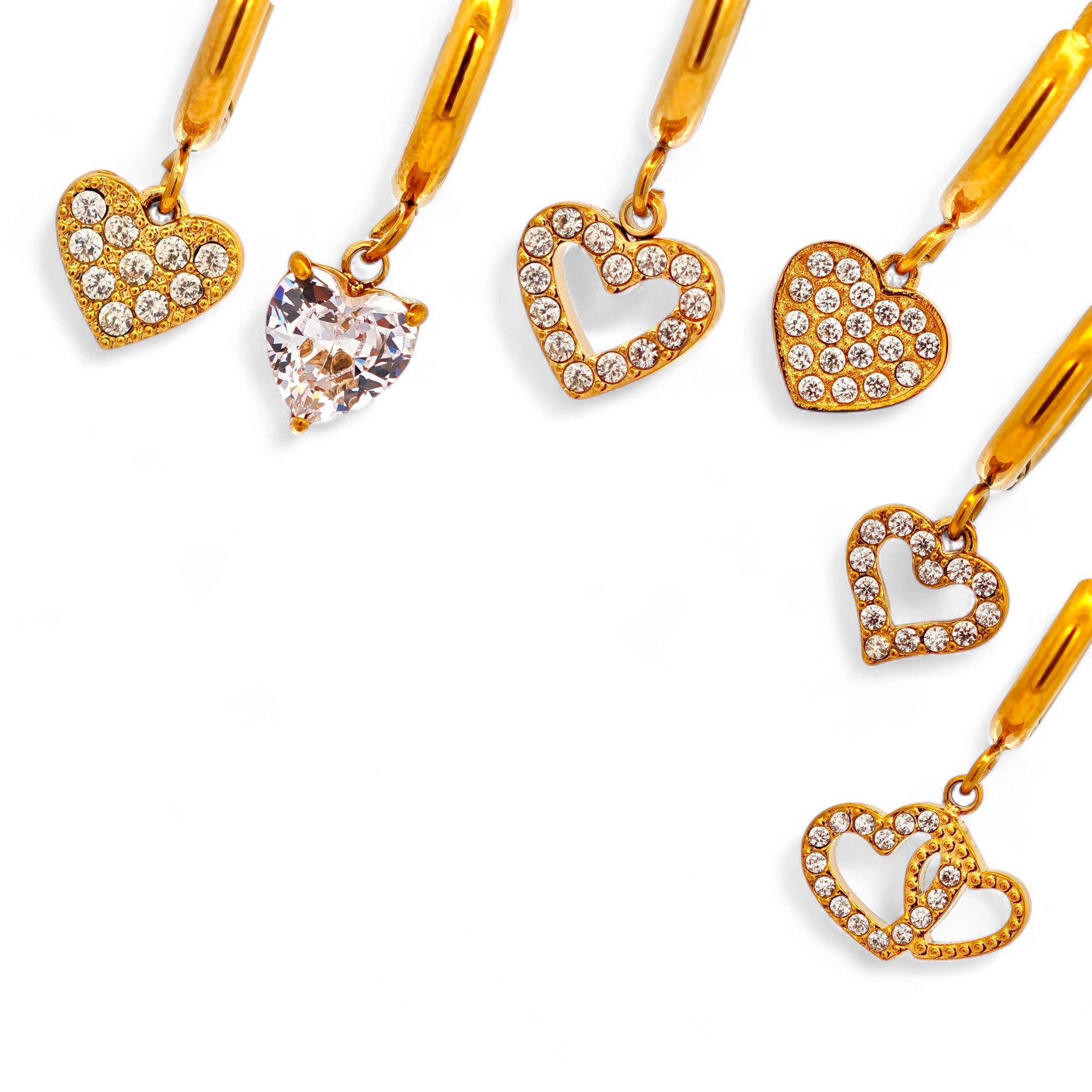 Set Orecchini Cuori