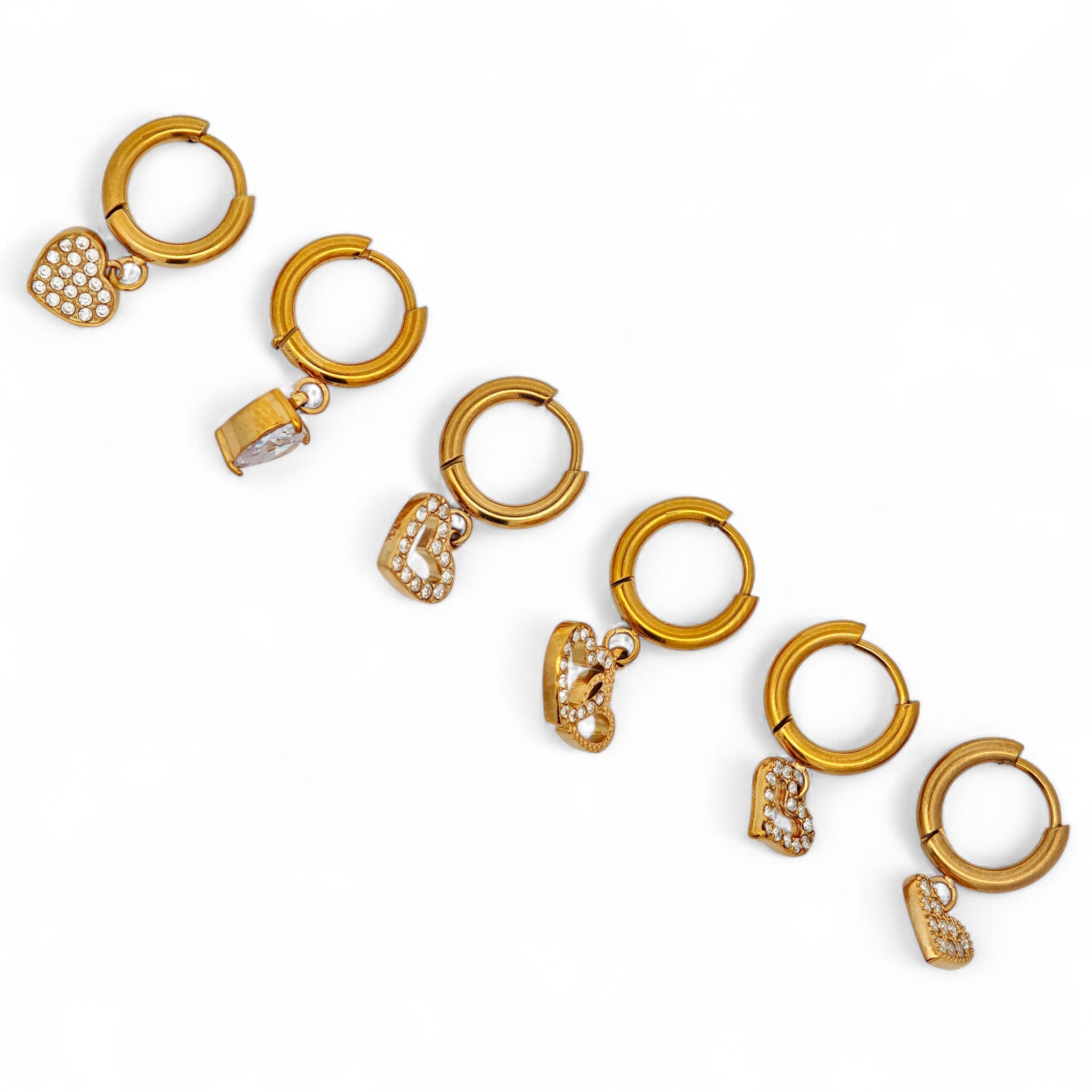 Set Orecchini Cuori