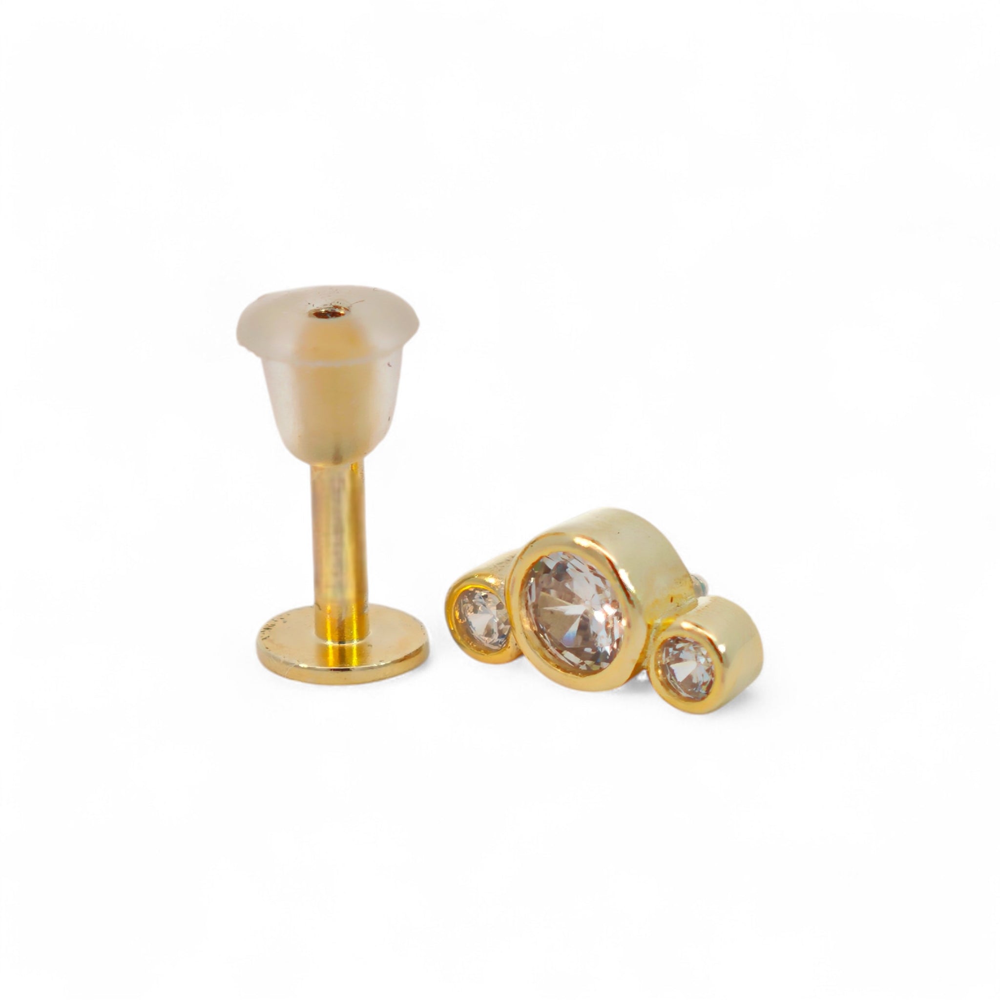 Piercing Triplo Punto Luce Argento