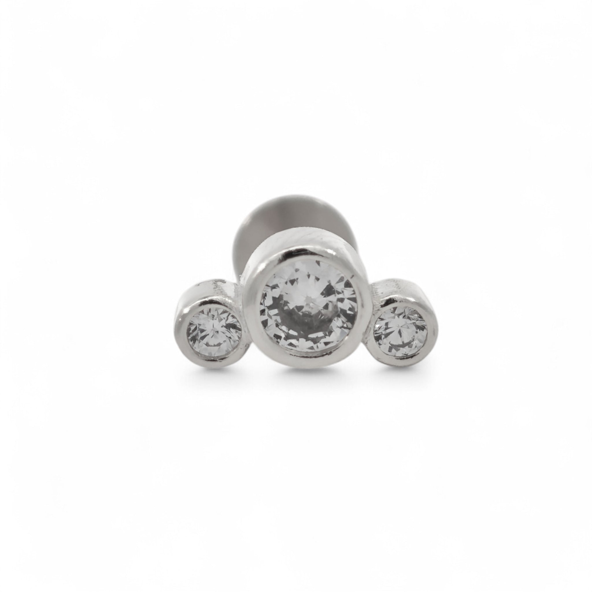 Piercing Triplo Punto Luce Argento