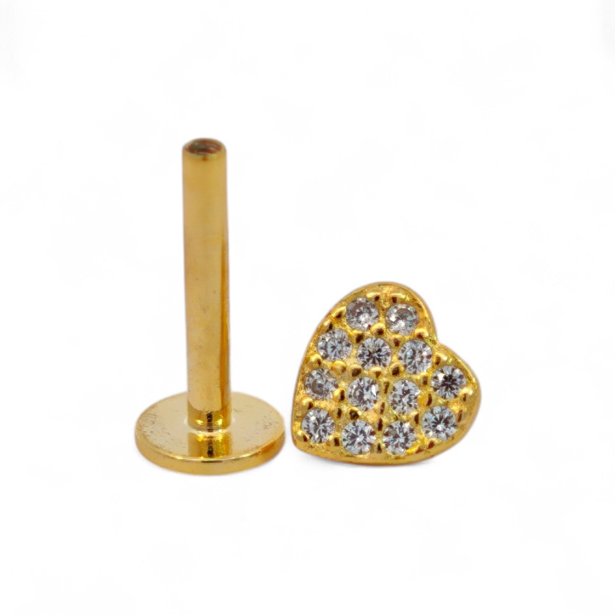 Piercing Cuore Pavé Argento