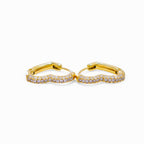 Orecchini Cuore Love Hoop con Zirconi In Acciaio Inossidabile
