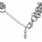 Bracciale Catena Doppia In Acciaio Inossidabile
