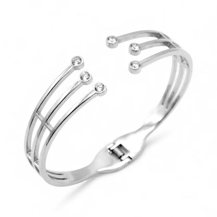 1 bracciale scanalato in acciaio inossidabile 304 all'ingrosso 1 bracciale scanalato in acciaio inossidabile 304 all'ingrosso