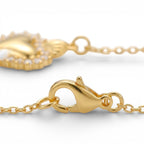 Collana Cuore Sacro Radioso In Acciaio Inossidabile