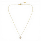 Collana Stella con Pavé e Punto Luce in Argento 925