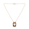 Collana Catenina con Cammeo Cuore Argento 925