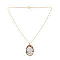 Collana Catenina con Cammeo Scimmia In Argento 925