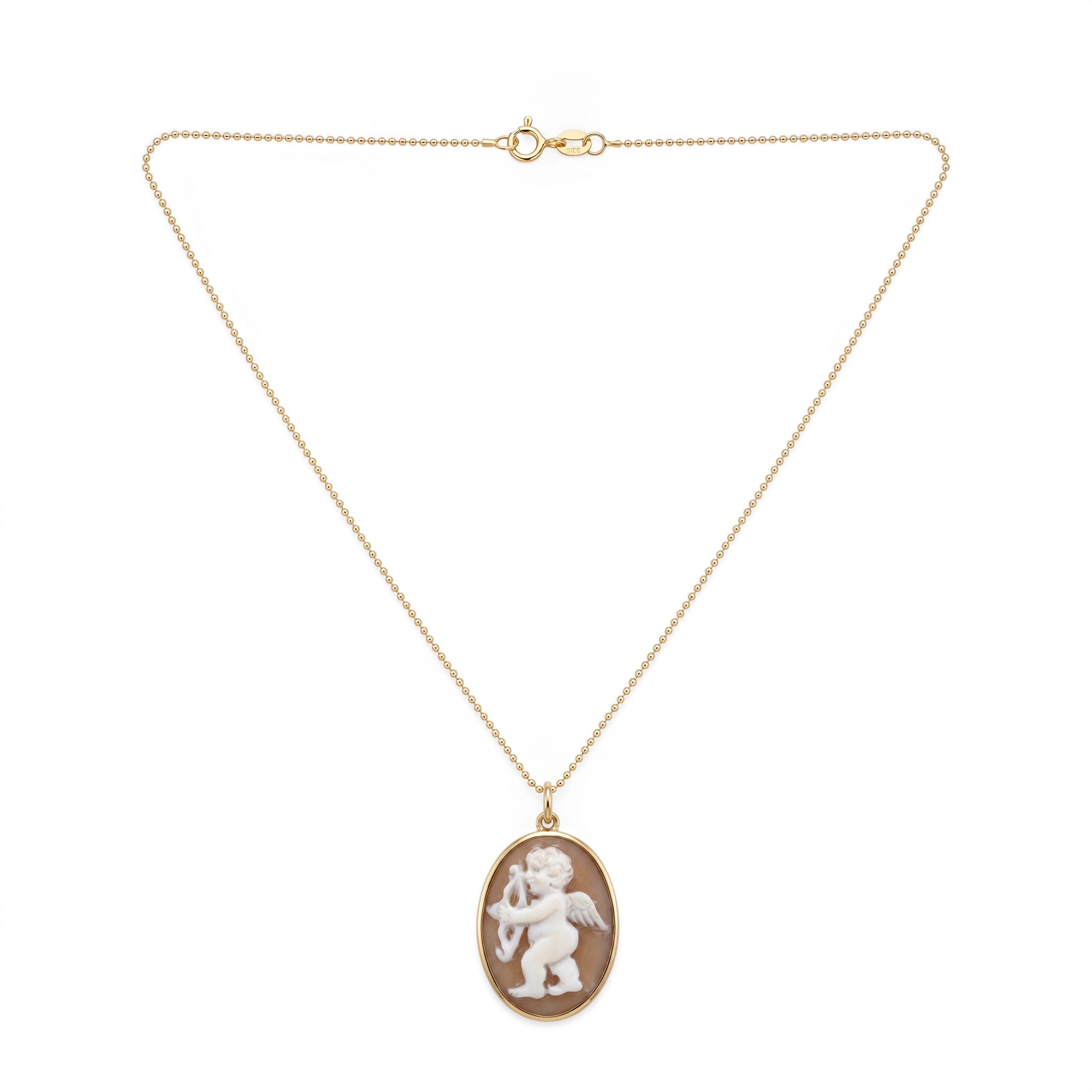 Collana Catenina con Cammeo Cupido In Argento 925