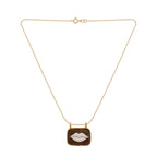Collana Catenina con Cammeo Labbra Argento 925