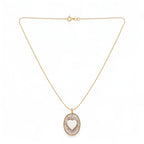 Collana Catenina con Cammeo Cuore Radioso In Argento 925