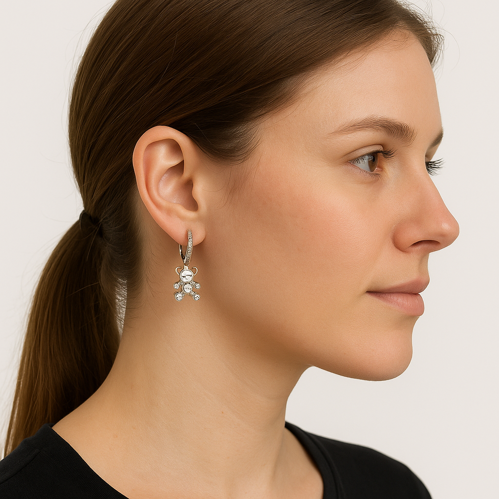 Orecchini Teddy in Argento