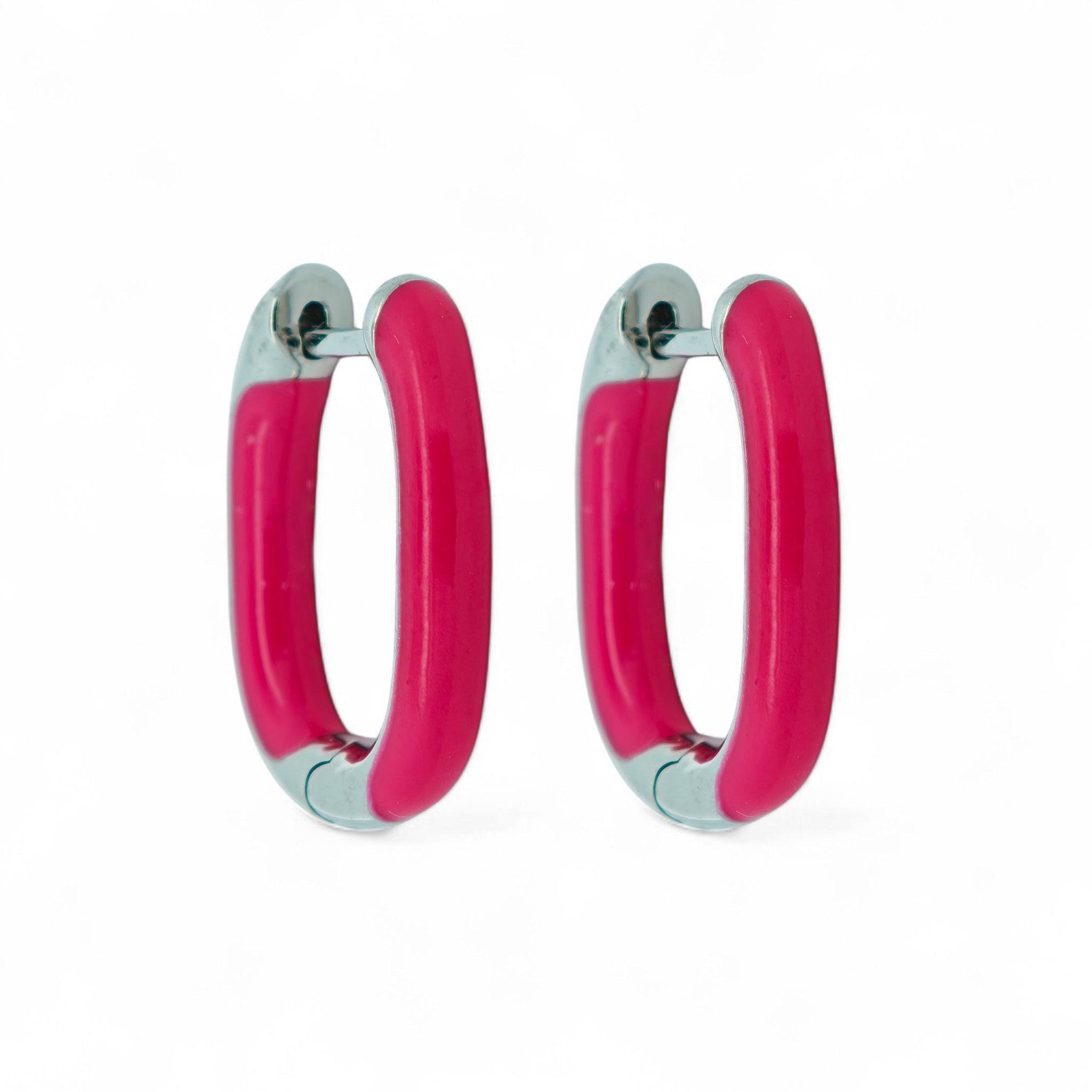 Orecchini Argento Smalto Colorato