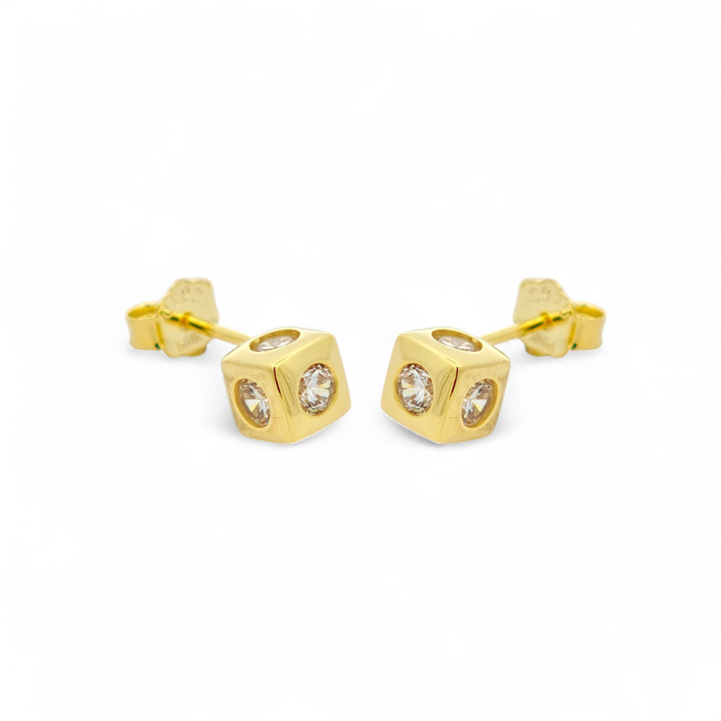 Orecchini Dado in Argento 925