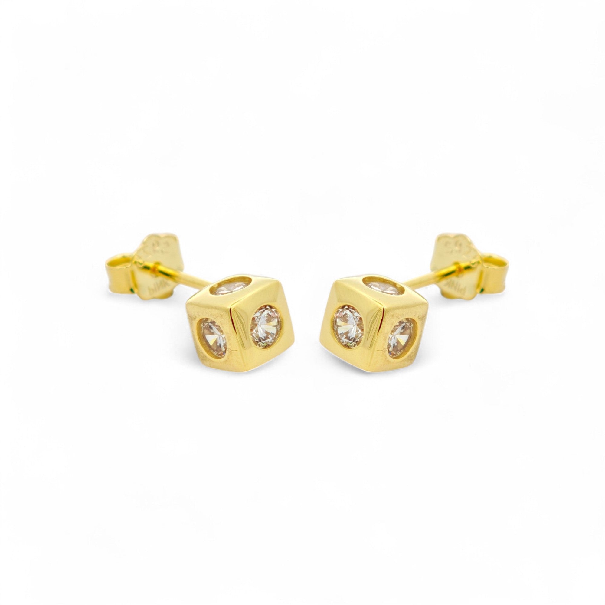 Orecchini Dado in Argento 925