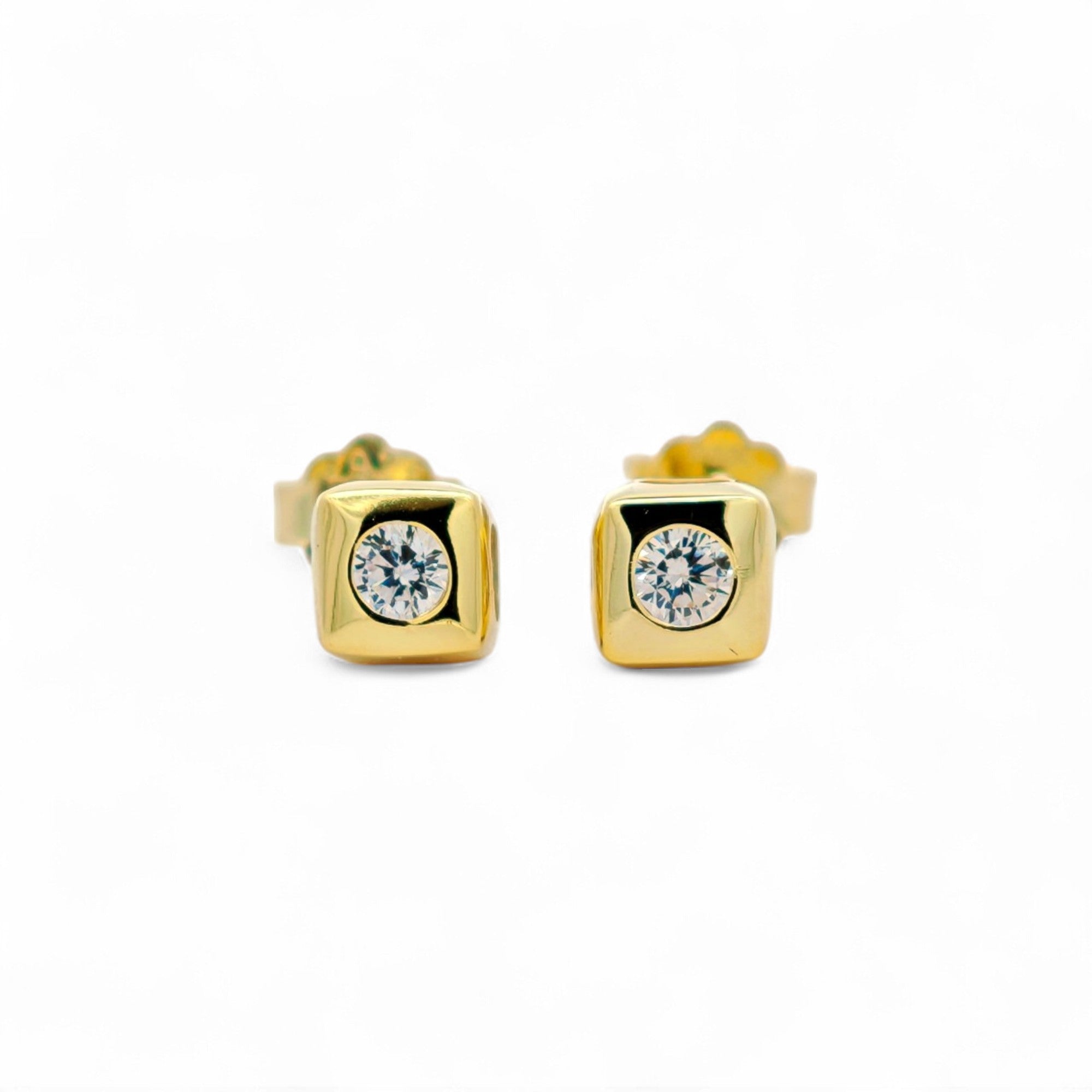 Orecchini Dado in Argento 925