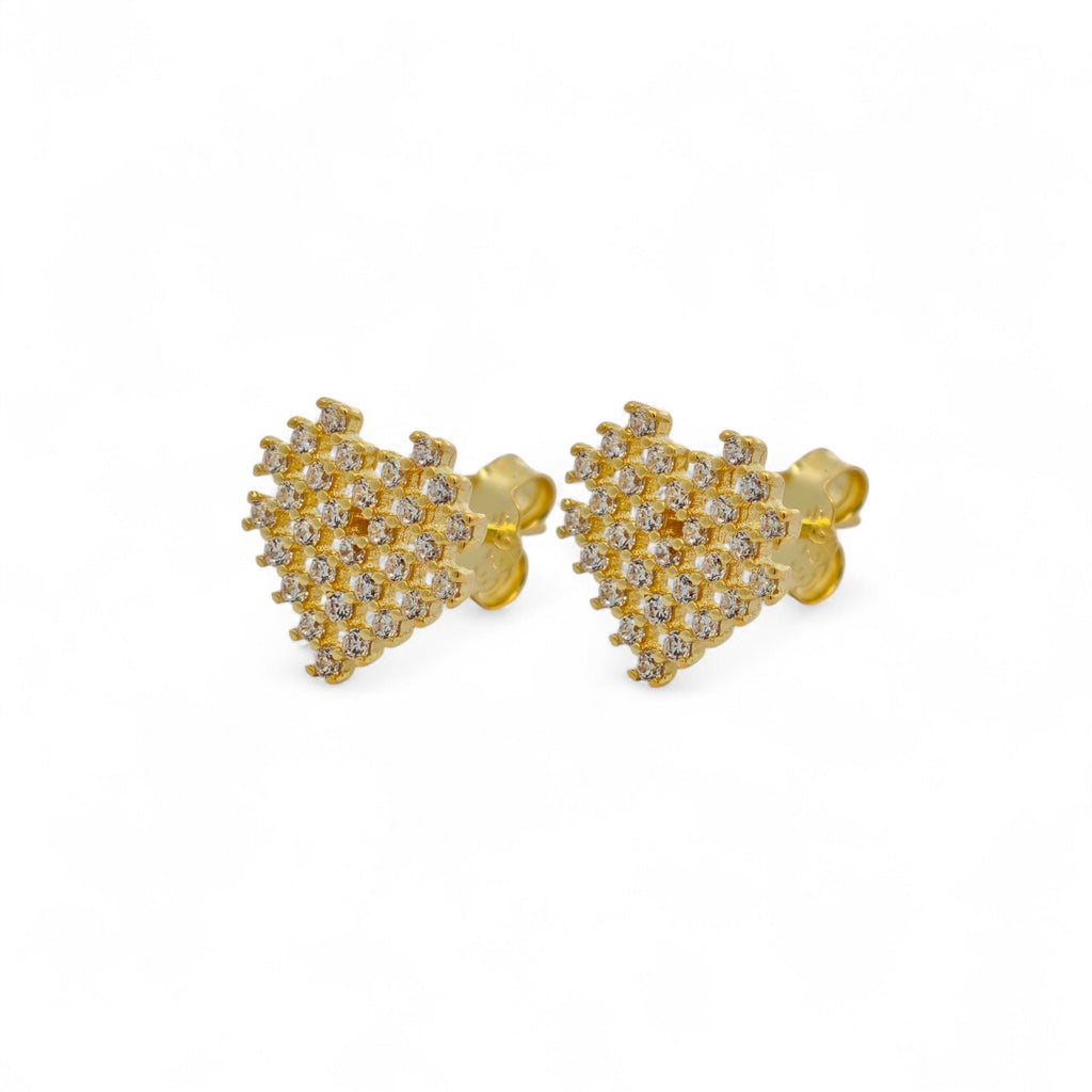 Orecchini in Argento 925 Con Cuori Pixel