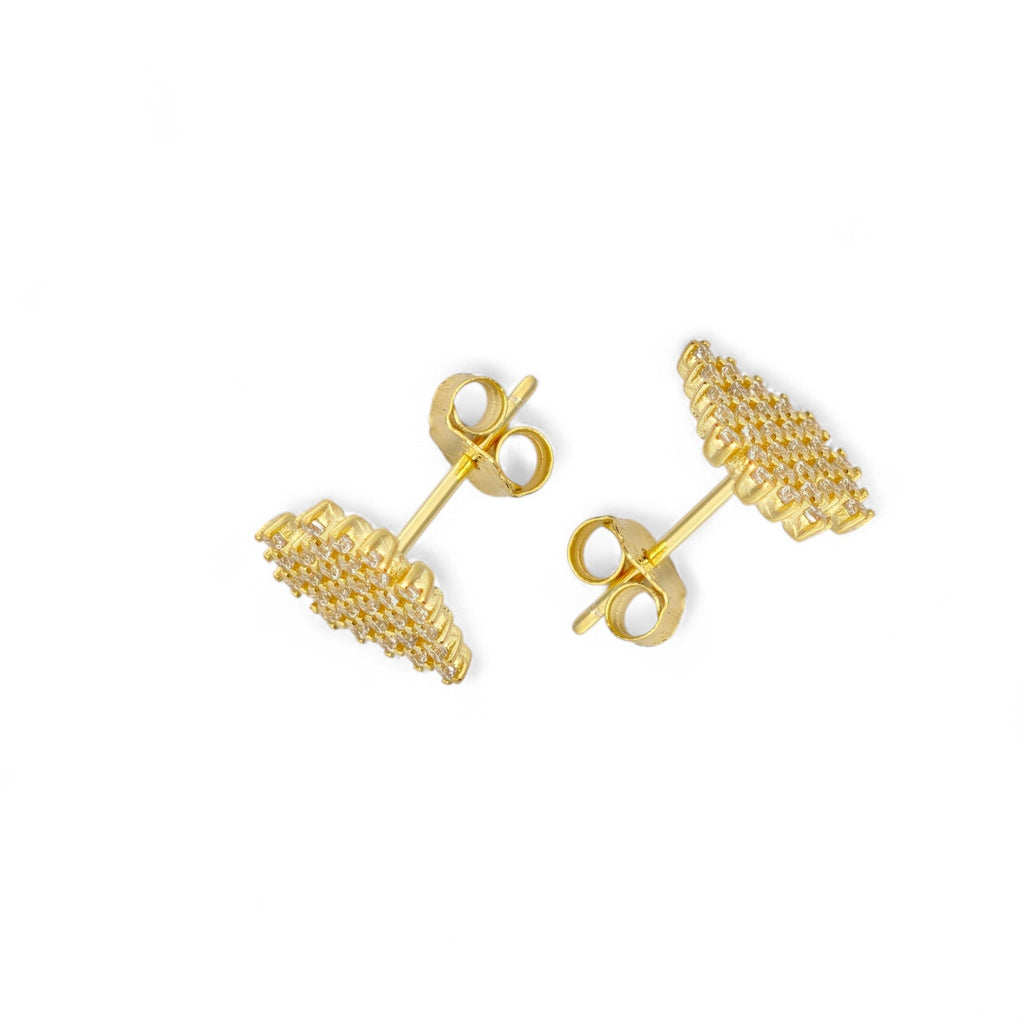 Orecchini in Argento 925 Con Cuori Pixel