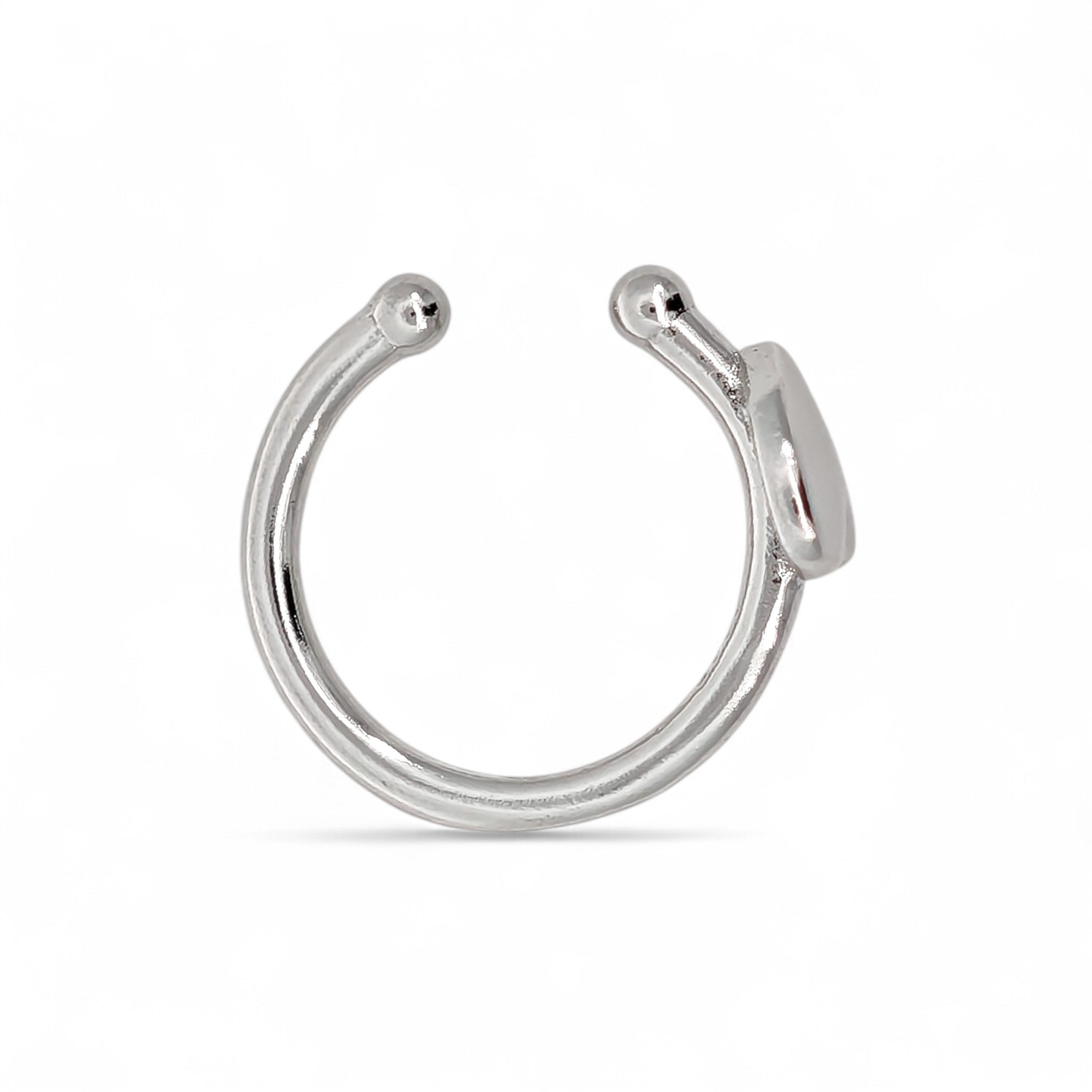 Earcuff Cuore Argento