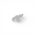 Ear Cuff Cuore In Argento 925