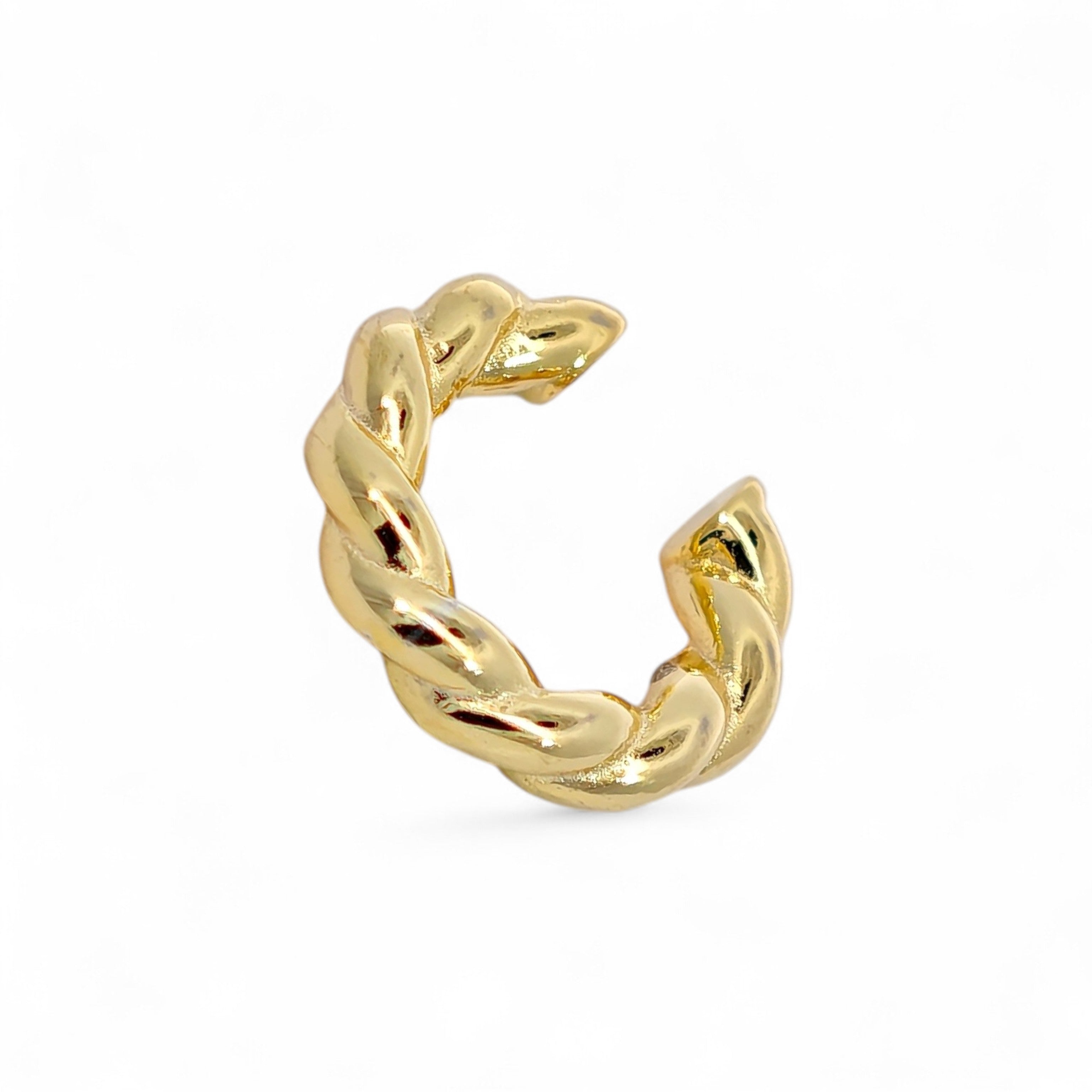 Earcuff Treccia Argento