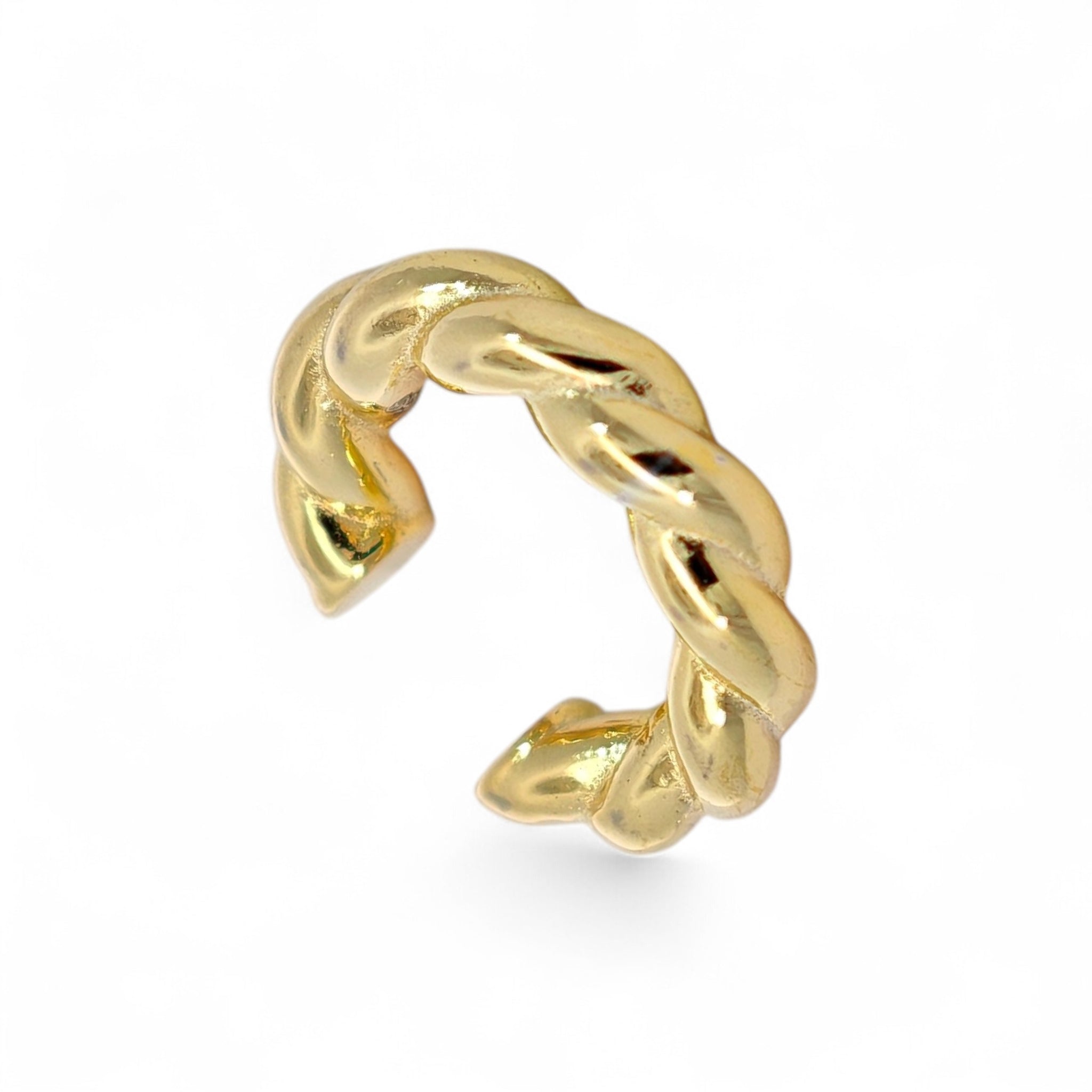 Earcuff Treccia Argento