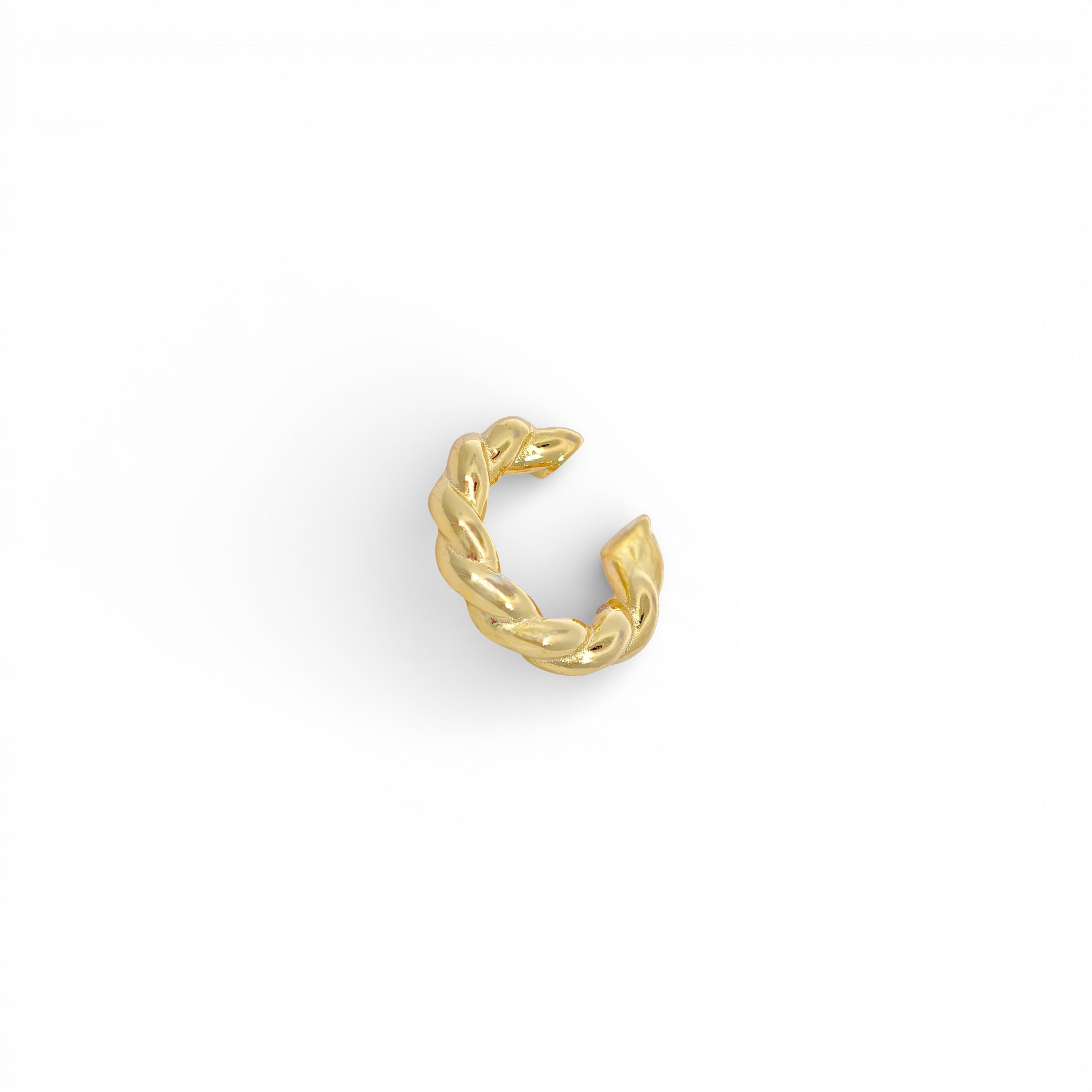 Ear Cuff Torchon In Argento 925