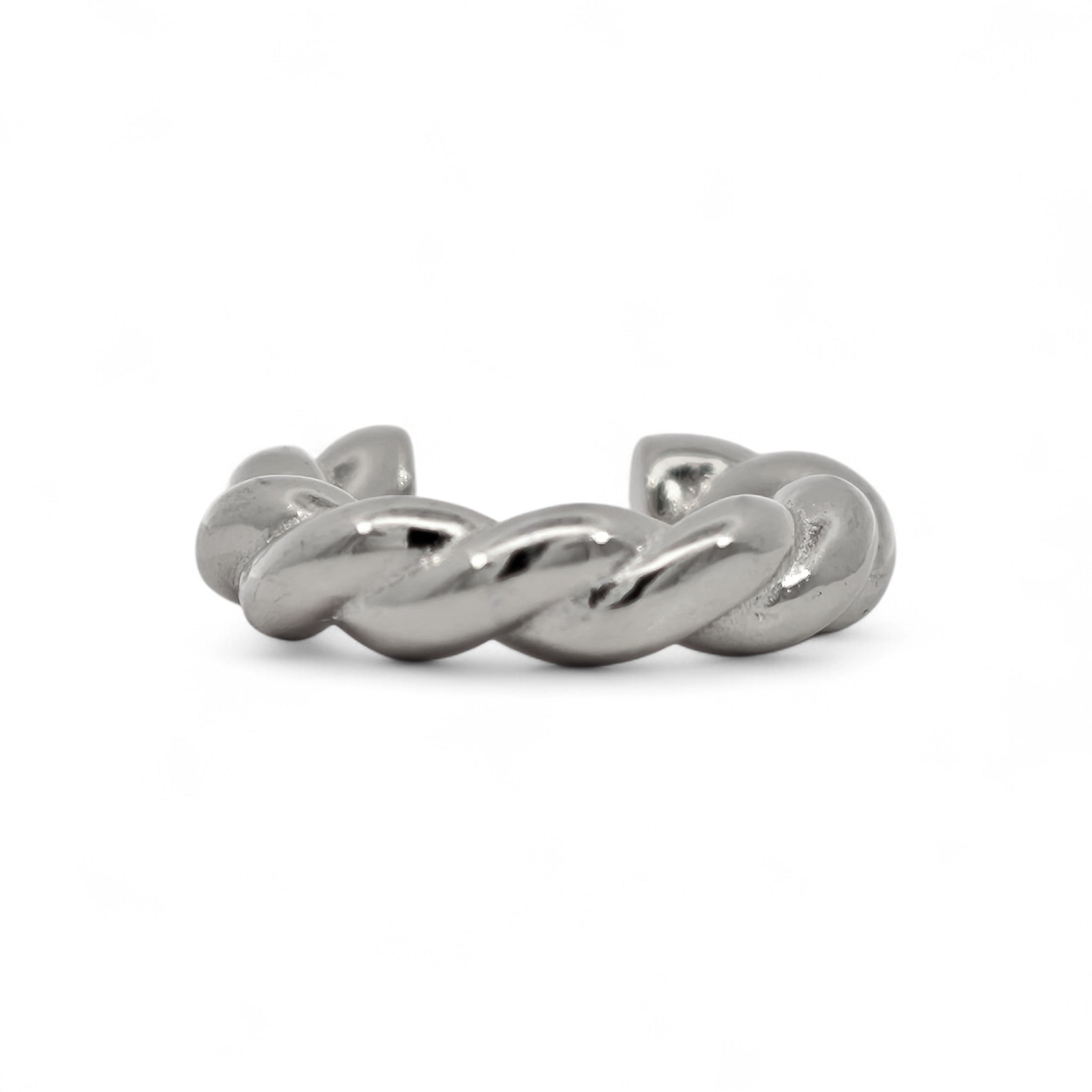 Earcuff Treccia Argento