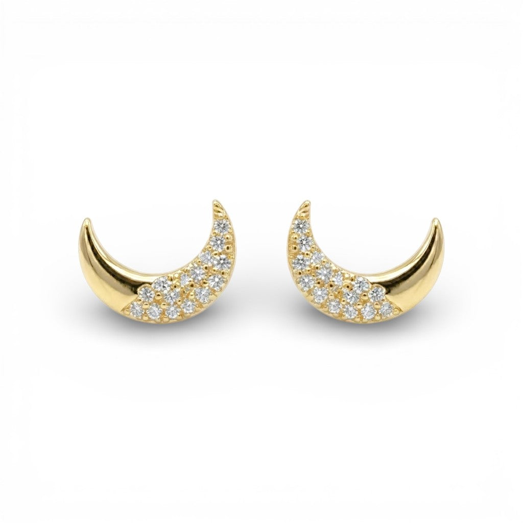 Orecchini Luna In Argento 925