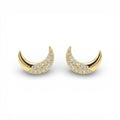 Orecchini Luna In Argento 925