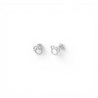 Orecchini Minnie con Pavé di Zirconi In Argento 925