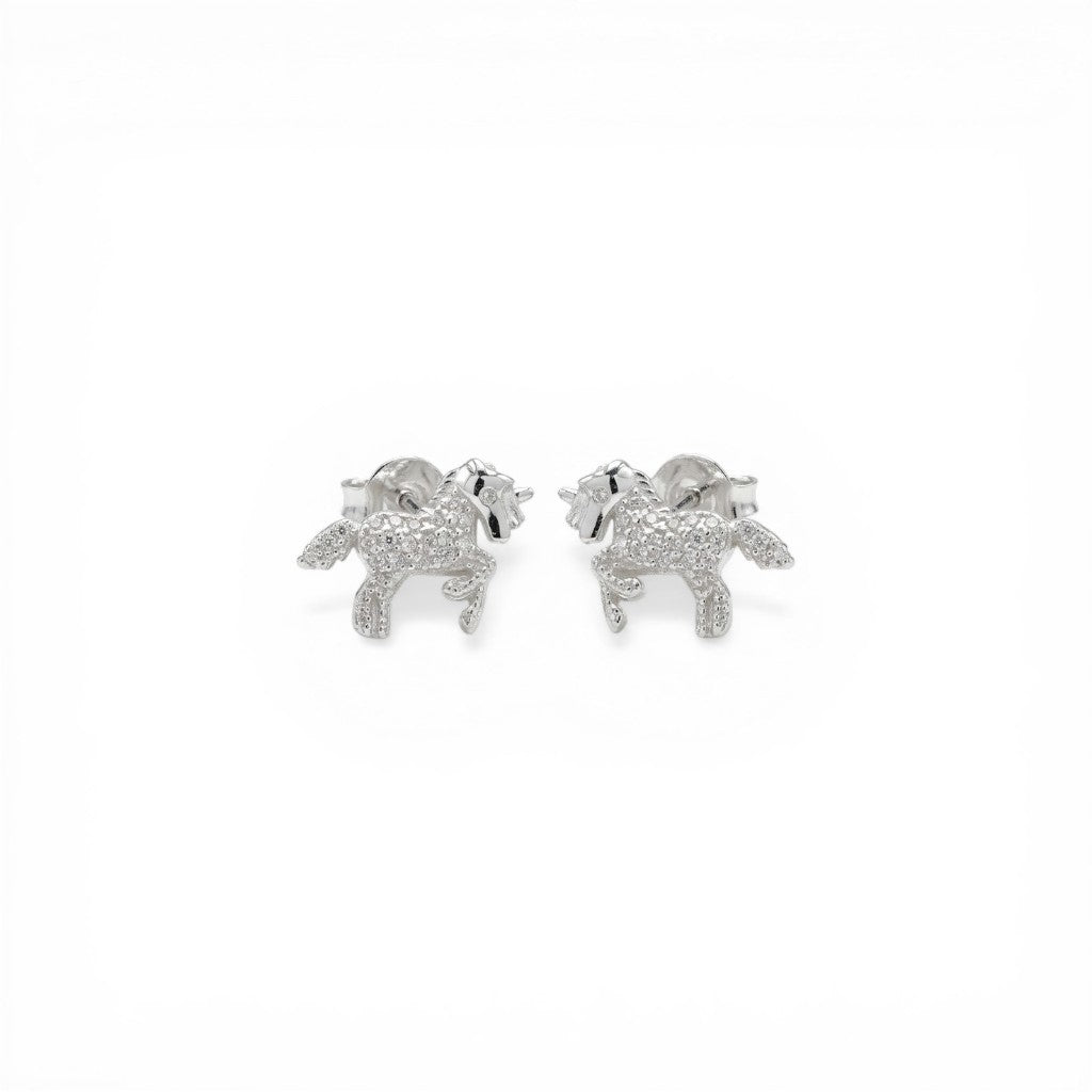 Orecchini Unicorno Magico In Argento 925